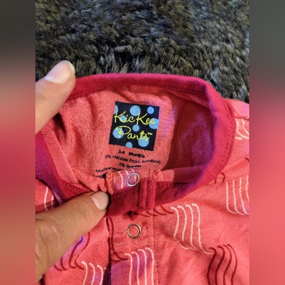 Kickee Pants Baby Girl Sleeper Bundle X 2 Size 3-6 Months - Picture 4 of 9